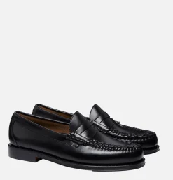 G.H. BASS Mocassin Weejun Weave Black<Homme Mocassins