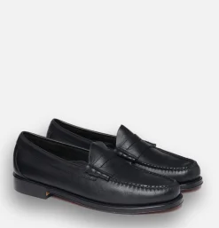 G.H. BASS Moccasin Weejun Soft Black<Homme Mocassins