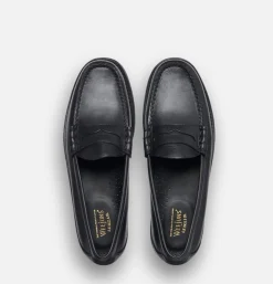 G.H. BASS Moccasin Weejun Soft Black<Homme Mocassins