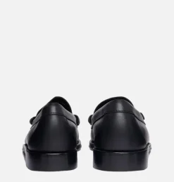 G.H. BASS Moccasin Weejun Soft Black<Homme Mocassins
