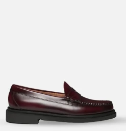 G.H. BASS Moccassin Weejun Step Larson Wine<Homme Mocassins