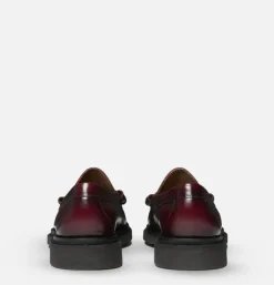 G.H. BASS Moccassin Weejun Step Larson Wine<Homme Mocassins