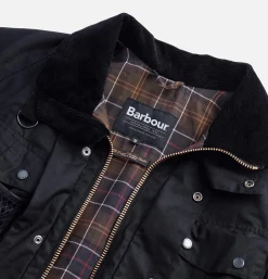 BARBOUR Modified Dryfly Wax Jacket Noir< Blousons & Manteaux