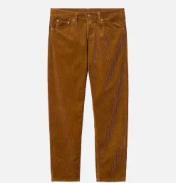 CARHARTT WIP Newel Pant Corduroy Hamilton Brown< Pantalons