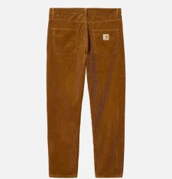 CARHARTT WIP Newel Pant Corduroy Hamilton Brown< Pantalons