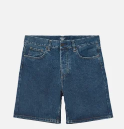 CARHARTT WIP Newel Short Blue Stone Washed< Shorts