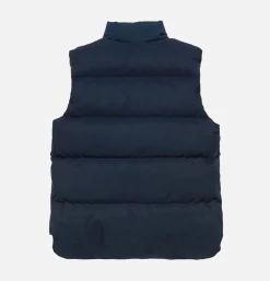 CRESCENT DOWN WORKS North by Northwest Vest Navy< Blousons & Manteaux