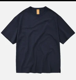 FRIZMWORKS Og Double Rib Oversized Tee Navy< T-shirts