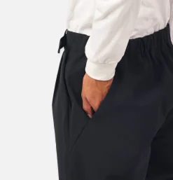 GOLDWIN One Tuck Tapered Stretch Black< Pantalons