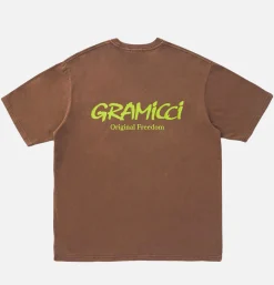 GRAMICCI Original Freedom Tee P Brown< T-shirts