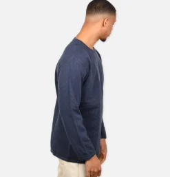 GOOD ON 9oz Ls Crew Sweat Navy< Sweats & Polaires