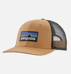 PATAGONIA ACCESSORIES P6 Logo Cap Grayling Brown< Chapeaux & Casquettes