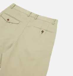 UNIVERSAL WORKS Pantalon Double Pleated Stone< Chinos|Pantalons