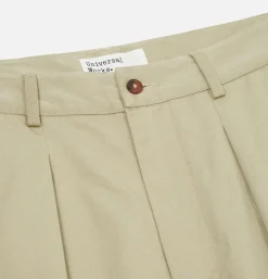 UNIVERSAL WORKS Pantalon Double Pleated Stone< Chinos|Pantalons
