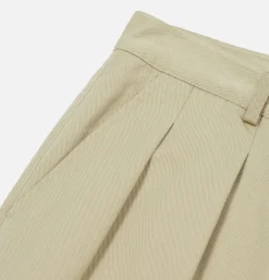 UNIVERSAL WORKS Pantalon Double Pleated Stone< Chinos|Pantalons