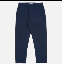 UNIVERSAL WORKS Pantalon Military Chino Nebraska Navy< Chinos