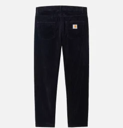 CARHARTT WIP Pantalon Newel Cord Dark Navy< Pantalons