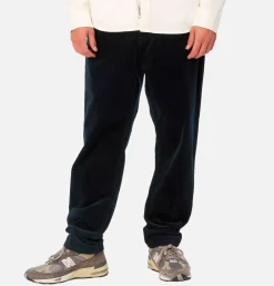 CARHARTT WIP Pantalon Newel Cord Dark Navy< Pantalons