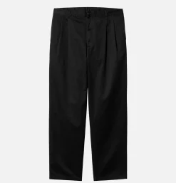 CARHARTT WIP Pantalon Salford Black Rinsed< Chinos