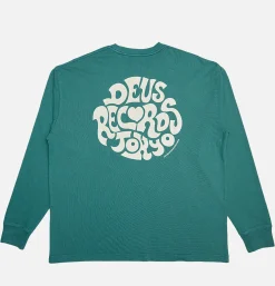 DEUS Paradigm Ls Tee Forest Green< T-shirts