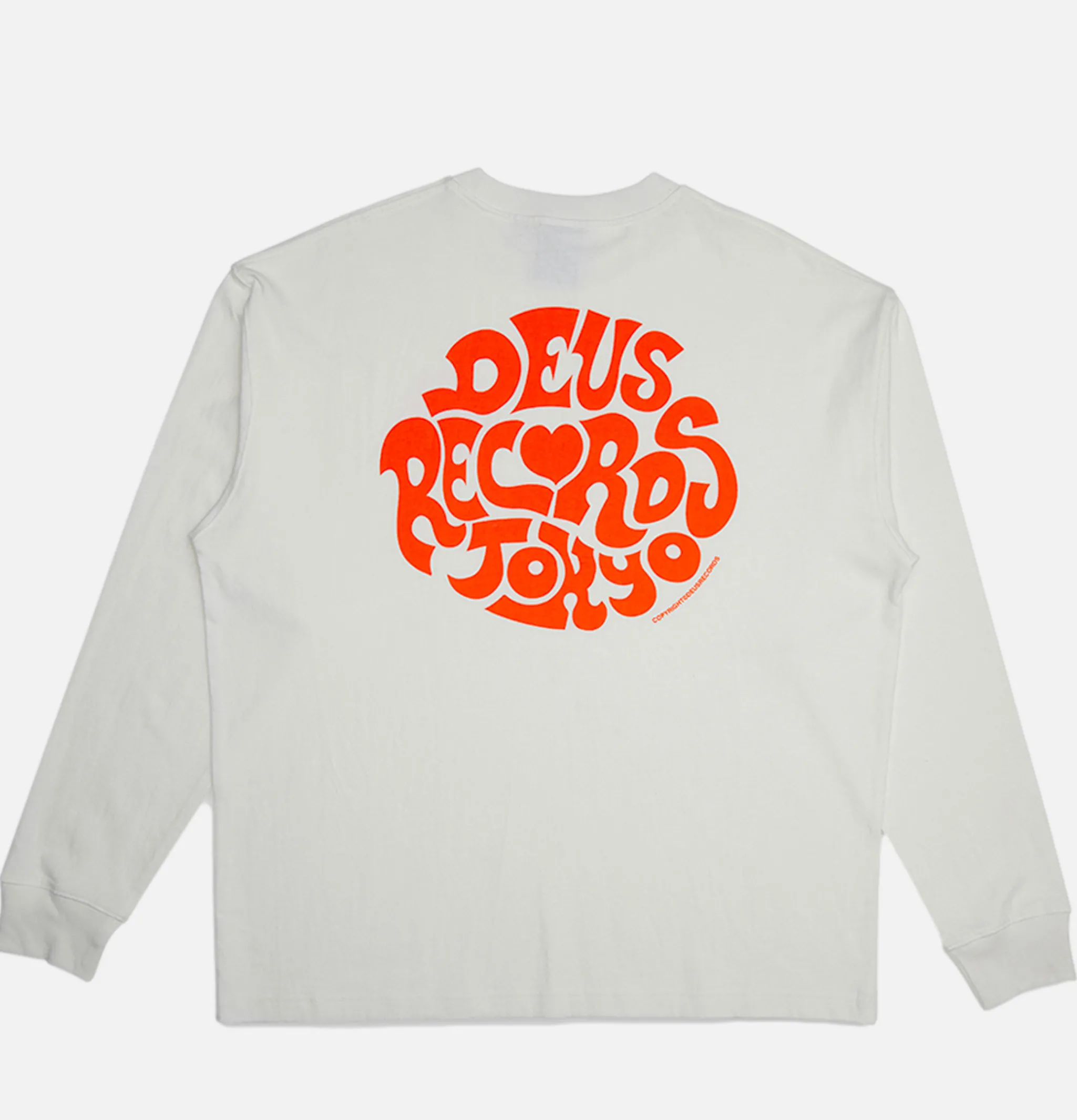 DEUS Paradigm Ls Tee Vintage White< T-shirts