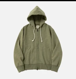 JACKMAN Parka Sweatshirt Olive< Sweats & Polaires