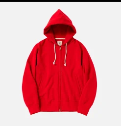 JACKMAN Parka Sweatshirt Rouge< Sweats & Polaires