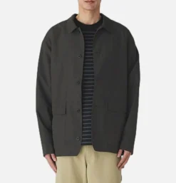 SNOW PEAK Pe/co Weather Jacket Charcoal< Vestes