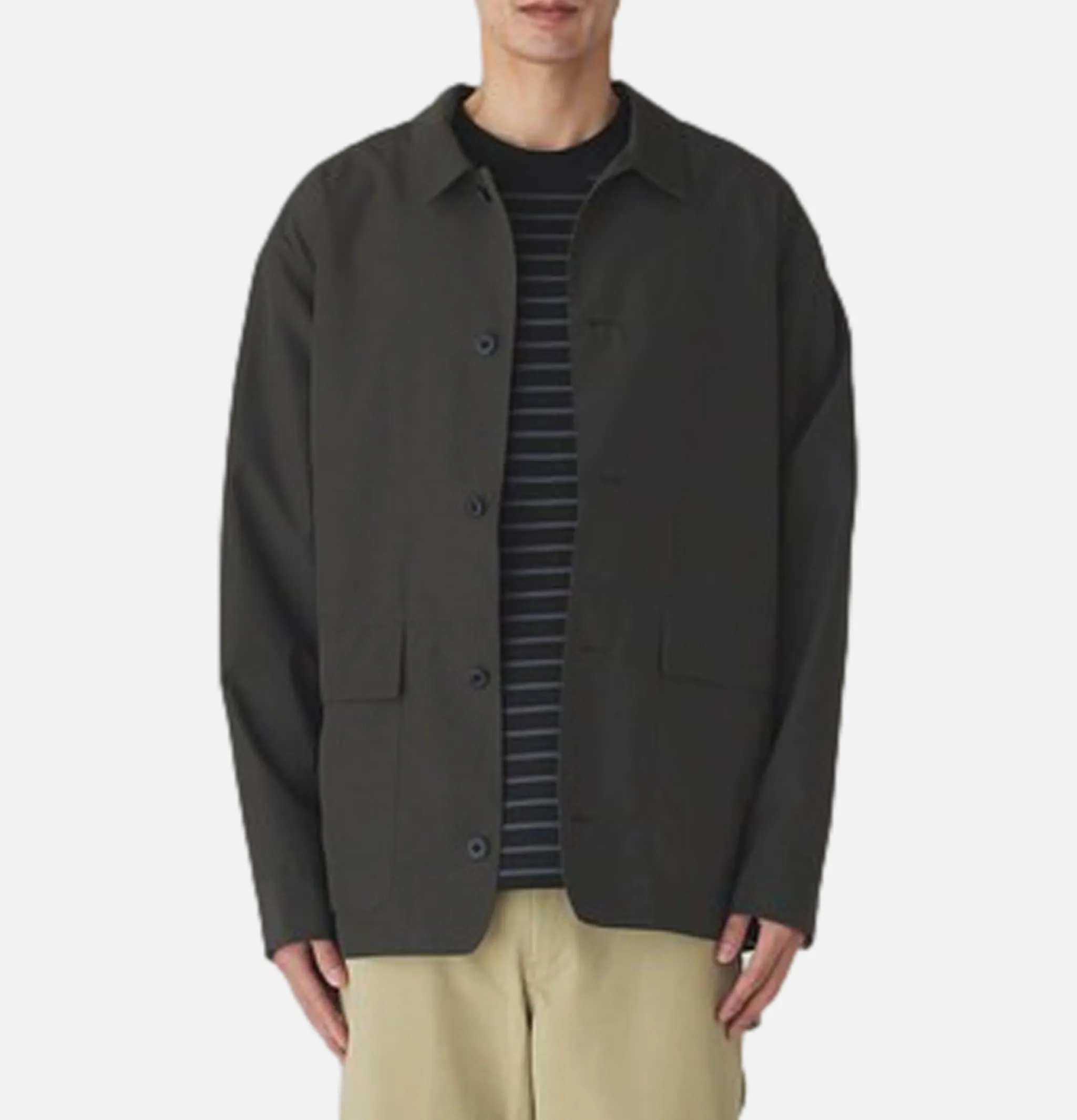 SNOW PEAK Pe/co Weather Jacket Charcoal< Vestes