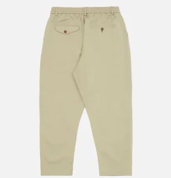 UNIVERSAL WORKS Pleated Track Pant Stone< Pantalons
