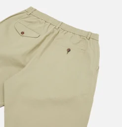 UNIVERSAL WORKS Pleated Track Pant Stone< Pantalons
