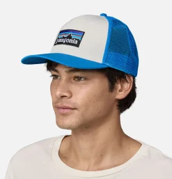 PATAGONIA ACCESSORIES P6logo Trucker Hat Vessel Blue< Chapeaux & Casquettes