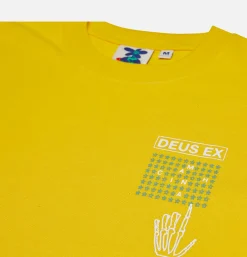 DEUS Primitive Learning Tee Yellow< T-shirts