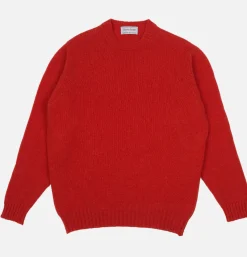 WILLIAM LOCKIE Pull Aryan Scarlet< Pulls & Cardigans