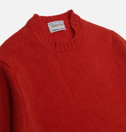 WILLIAM LOCKIE Pull Aryan Scarlet< Pulls & Cardigans