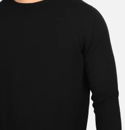 WILLIAM LOCKIE Pull Col Rond Black< Pulls & Cardigans