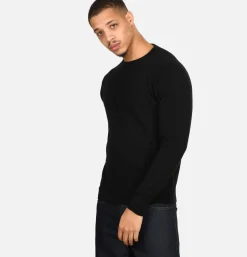 WILLIAM LOCKIE Pull Col Rond Black< Pulls & Cardigans