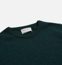 WILLIAM LOCKIE Pull Col Rond Green Astra< Pulls & Cardigans