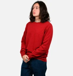 WILLIAM LOCKIE Pull Col Rond Poppy Mix< Pulls & Cardigans
