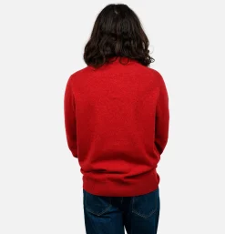 WILLIAM LOCKIE Pull Col Rond Poppy Mix< Pulls & Cardigans