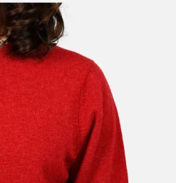 WILLIAM LOCKIE Pull Col Rond Poppy Mix< Pulls & Cardigans