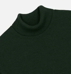 NITTO KNITWEAR Pull Col Roulé Youri Green< Pulls & Cardigans