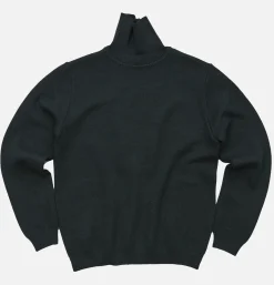 NITTO KNITWEAR Pull Col Roulé Youri Green< Pulls & Cardigans