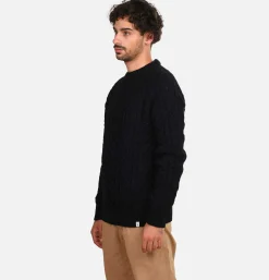 PEREGRINE Pull Hudson Aran Navy< Pulls & Cardigans