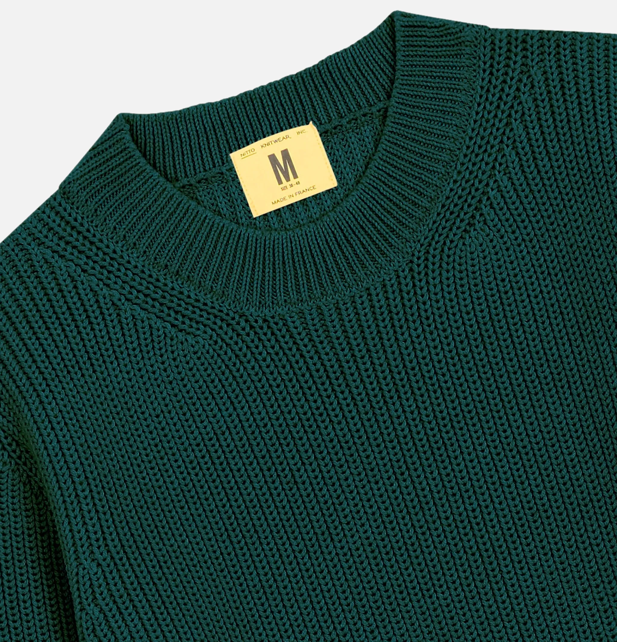 NITTO KNITWEAR Pull Vasken Forest Green< Gants • Bonnets • Echarpes|Pulls & Cardigans
