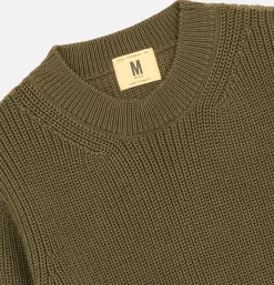 NITTO KNITWEAR Pull Vasken Kaki< Pulls & Cardigans