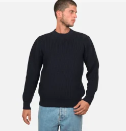 NITTO KNITWEAR Pull Vasken Navy< Pulls & Cardigans