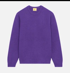 NITTO KNITWEAR Pull Youri Col Rond Violet< Pulls & Cardigans