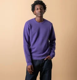 NITTO KNITWEAR Pull Youri Col Rond Violet< Pulls & Cardigans