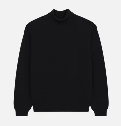 NITTO KNITWEAR Pull Youri Col Roulé Black< Pulls & Cardigans
